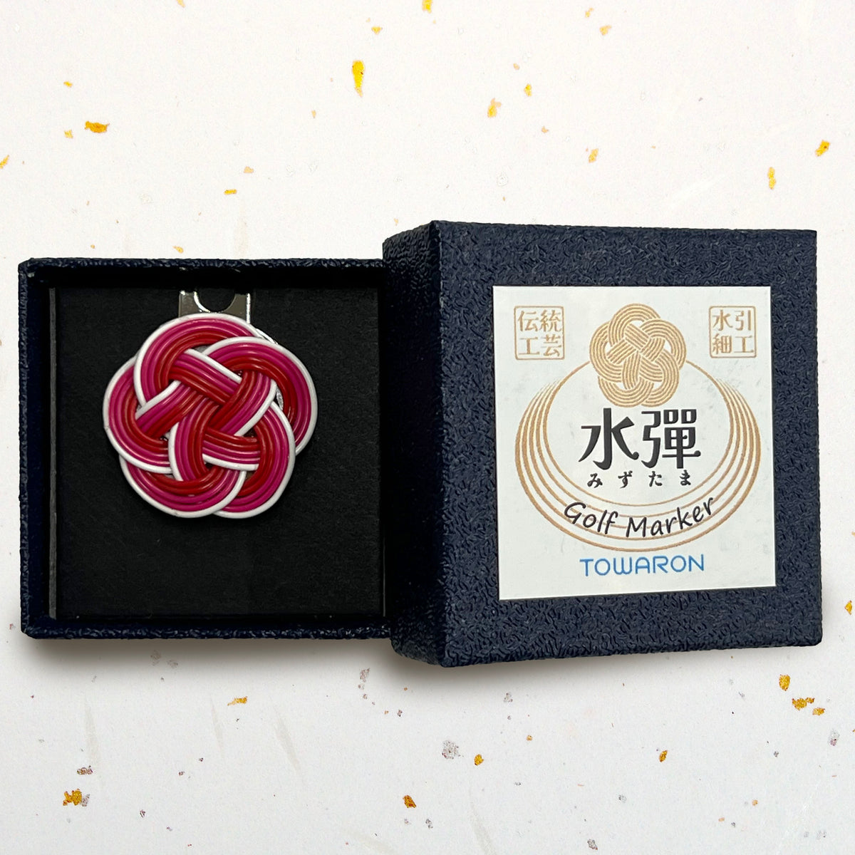水彈【みずたま】 水引細工 Golf Marker 赤系 – トワロン